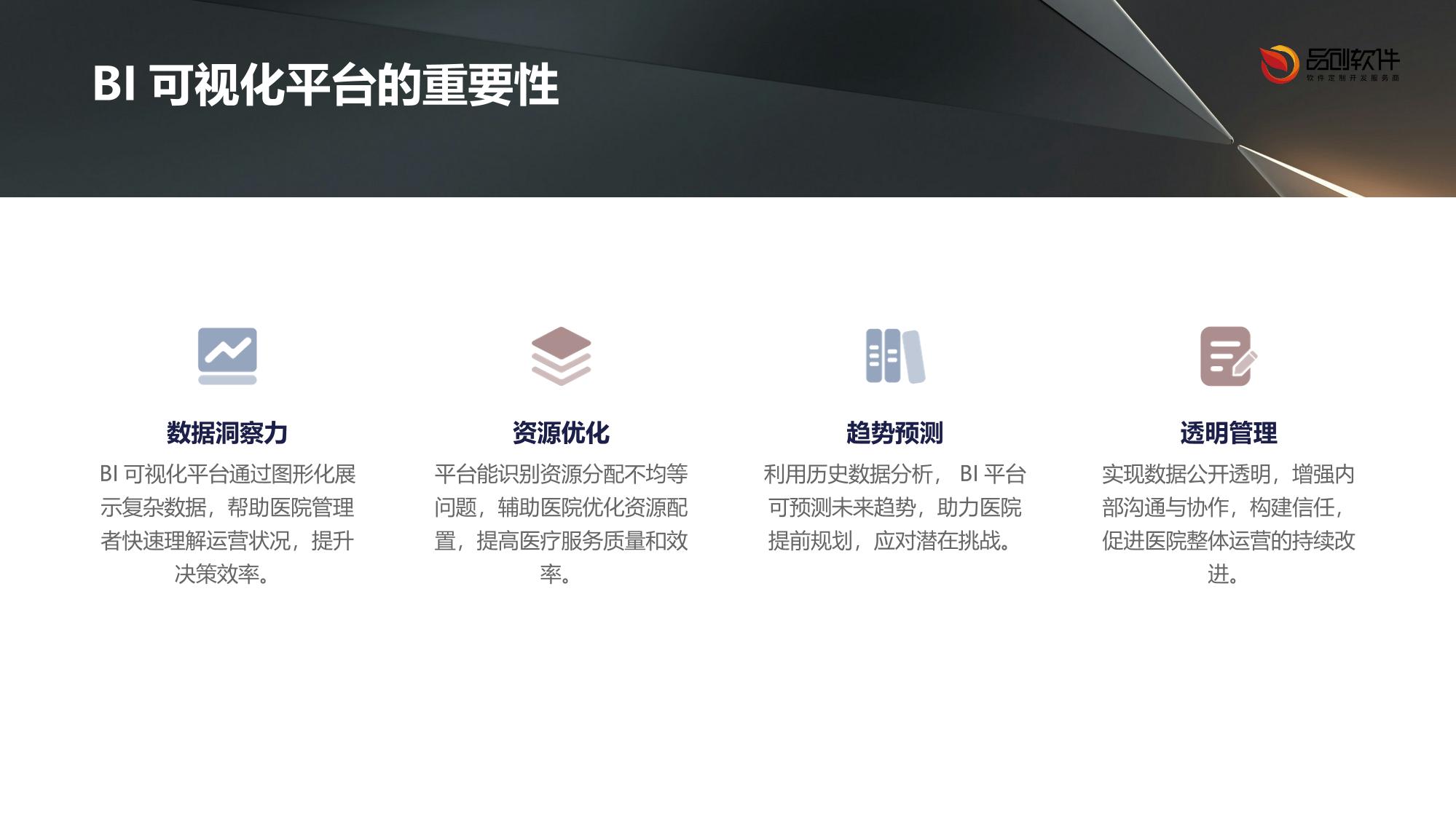 医院运营决策BI可视化平台